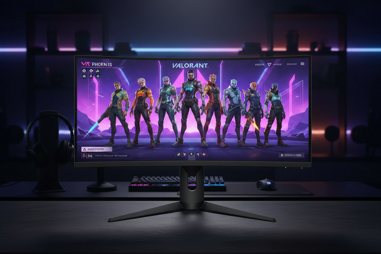 30 inch curved ultrawide gaming monitor 200Hz WFHD